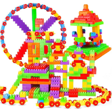 BlockiPlay | Construcción creativa sin límites - Bloques de construcción DIY con ruedas para niños